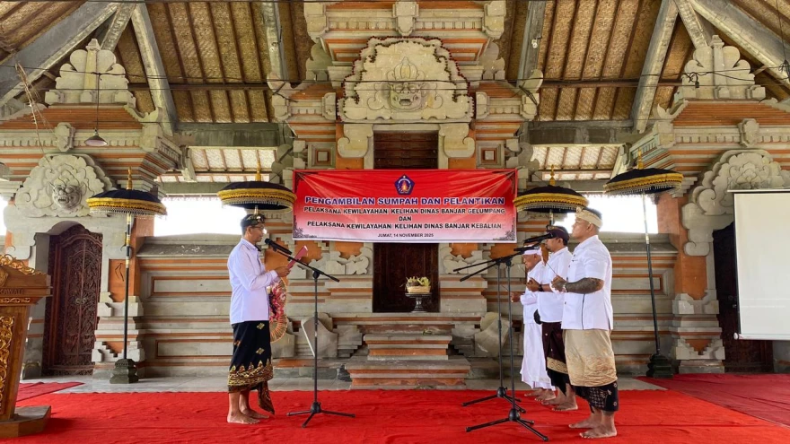 pelantikan kelihan dinas 1